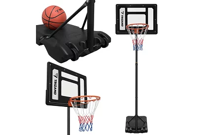 Coș de baschet 150-259 cm + minge - ajustabil, liber stând