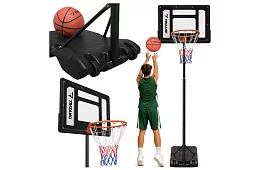 Coș de baschet 150-259 cm + minge - ajustabil, liber stând