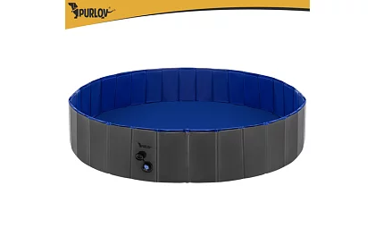 Piscină pliabilă pentru câini 600 l - 160 x 30 cm