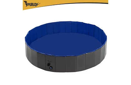 Piscină pliabilă pentru câini 600 l - 160 x 30 cm