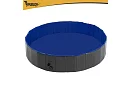 Piscină pliabilă pentru câini 600 l - 160 x 30 cm