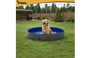 Piscină pliabilă pentru câini 600 l - 160 x 30 cm