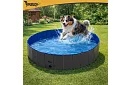 Piscină pliabilă pentru câini 600 l - 160 x 30 cm