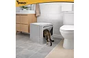 Toaletă închisă pentru pisici 50×36×38 cm cu sertar și lopată