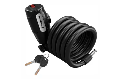 Lacăt de oțel pentru bicicletă 150 cm, cablu de 12 mm grosime