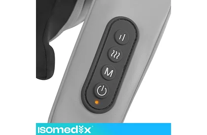 Dispozitiv de masaj wireless pentru gât cu încălzire - Shiatsu 22,2 W