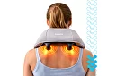 Dispozitiv de masaj wireless pentru gât cu încălzire - Shiatsu 22,2 W