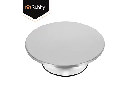 Suport metalic rotativ - farfurie pentru torturi 30 cm