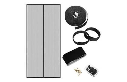 Plasă magnetică pentru uși 100 x 210 cm - plasă de țânțari neagră pentru uși