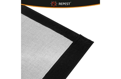 Plasă magnetică pentru uși 100 x 210 cm - plasă de țânțari neagră pentru uși