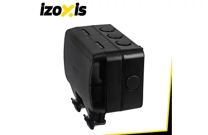 Priza de exterior dublă rezistentă la apă cu clapetă - IP66, 230V, 16A