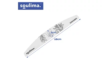 Pilă subțire pentru unghii 100/180 - Set de 100 de bucăți