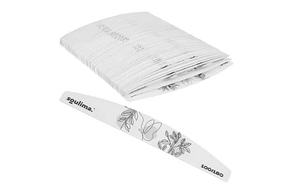 Pilă subțire pentru unghii 100/180 - Set de 100 de bucăți