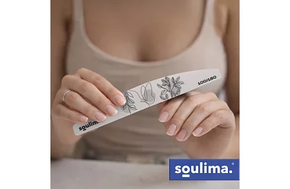 Pilă subțire pentru unghii 100/180 - Set de 100 de bucăți