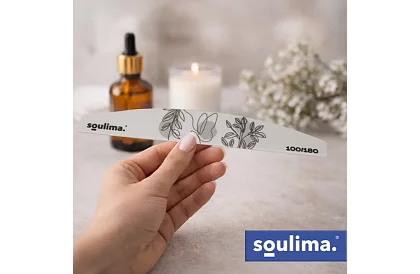 Pilă subțire pentru unghii 100/180 - Set de 100 de bucăți