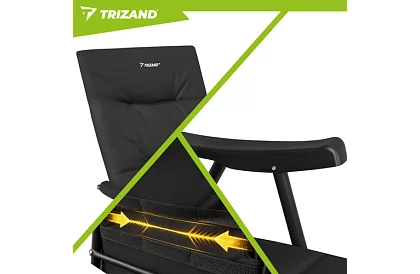 Scaun de camping pliabil cu brațe -  2 bucăți