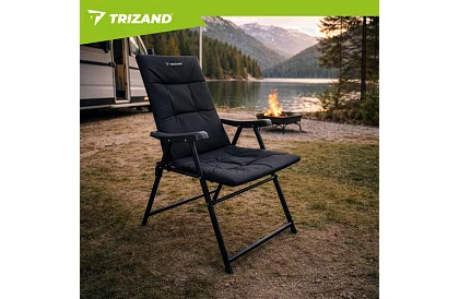 Scaun de camping pliabil cu brațe -  2 bucăți
