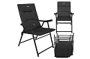 Scaun de camping pliabil cu brațe -  2 bucăți