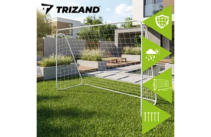 Poarta de fotbal metalică 213x150x90 cm