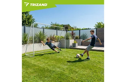 Poarta de fotbal metalică 213x150x90 cm