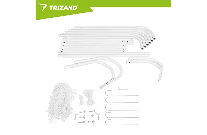 Poarta de fotbal metalică 213x150x90 cm