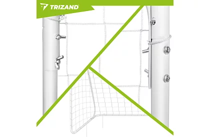 Poarta de fotbal metalică 213x150x90 cm