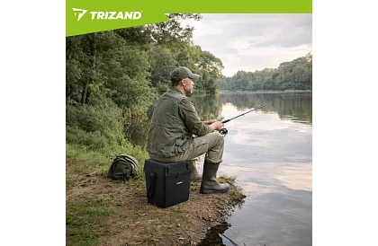 Cutia de pescuit 2 în 1 – 38 × 34 × 21 cm organizator și scaunel