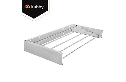 Suport de rufe pliabil pentru perete 80 cm