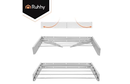 Suport de rufe pliabil pentru perete 80 cm