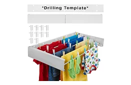 Suport de rufe pliabil pentru perete 80 cm