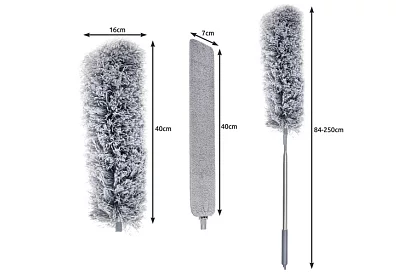 Mop telescopic subțire – mătură - 2 accesorii