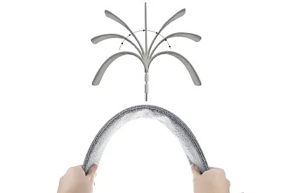 Mop telescopic subțire – mătură - 2 accesorii