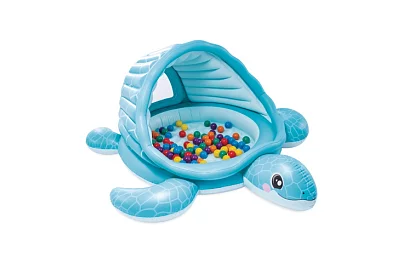 Piscina gonflabilă cu copertină 218 × 206 × 97 cm Turtle Cove Playland, I48677NP