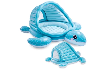 Piscina gonflabilă cu copertină 218 × 206 × 97 cm Turtle Cove Playland, I48677NP