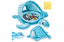Piscina gonflabilă cu copertină 218 × 206 × 97 cm Turtle Cove Playland, I48677NP