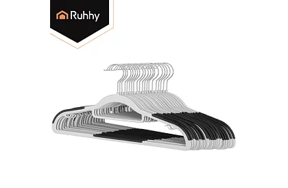 Banda de umeri antiderapante gri pentru îmbrăcăminte 20 buc