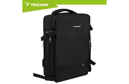 Bagaj de mână pentru călătorie 40 × 20 × 25 cm – rucsac negru cu USB