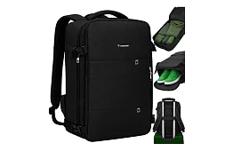 Bagaj de mână pentru călătorie 40 × 20 × 25 cm – rucsac negru cu USB