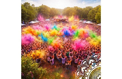 Set de pulberi colorate Holi Powder 10×100 g