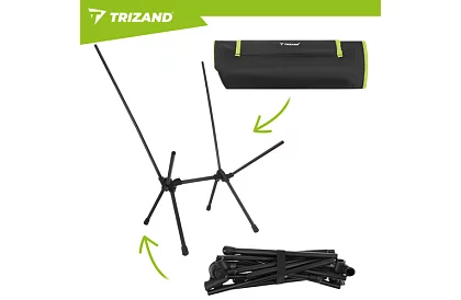 Scaun de pescuit pliabil ușor 41 × 52 × 86 cm