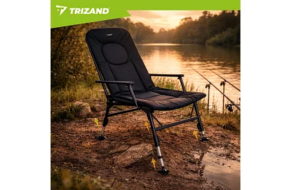 Scaun de pescuit pliabil ajustabil cu brațe