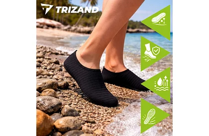 Încălțăminte pentru apă – antiderapantă, uscare rapidă – neagră, mărimea 36