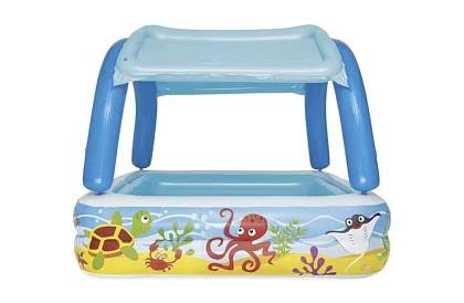 Piscină gonflabilă cu copertină – 265 litri, B52192