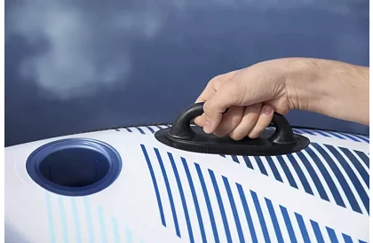 Cercă de înot gonflabil cu spătar – diametru 135 cm, B43116