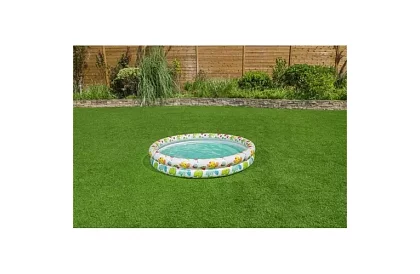 Bazină gonflabilă 3 în 1 + cerc și minge – B51124