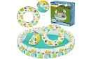 Bazină gonflabilă 3 în 1 + cerc și minge – B51124
