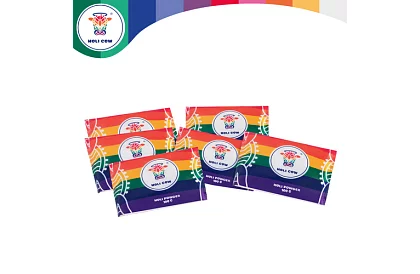 Set de pulberi colorate Holi Powder 6×100 g