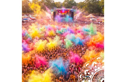 Set de pulberi colorate Holi Powder 6×100 g