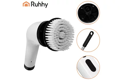 Perie electrică de curățare rotativă - Spin Scrubber + 9 capete