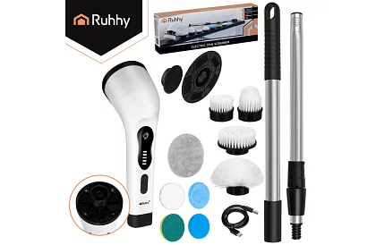 Perie electrică de curățare rotativă - Spin Scrubber + 9 capete